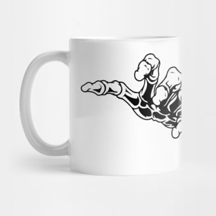 Skeleton's hand asking for help Mug